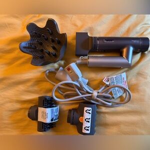 Shark Blow drier Set - Silver and Black